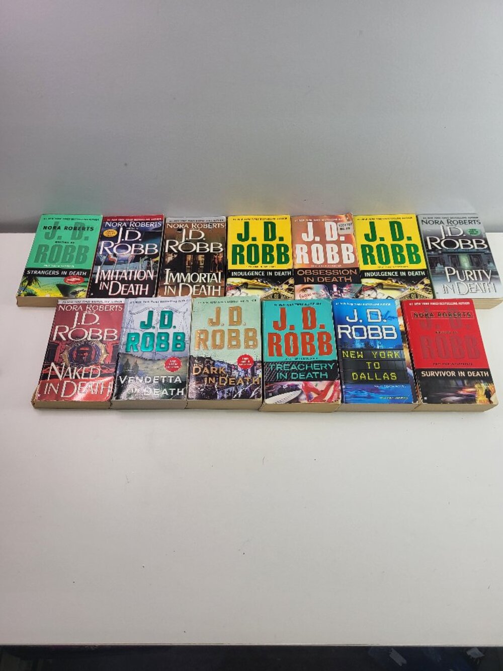 J.D. Robb In Death Book Lot of 13 Eve Dallas Thriller Paperbacks